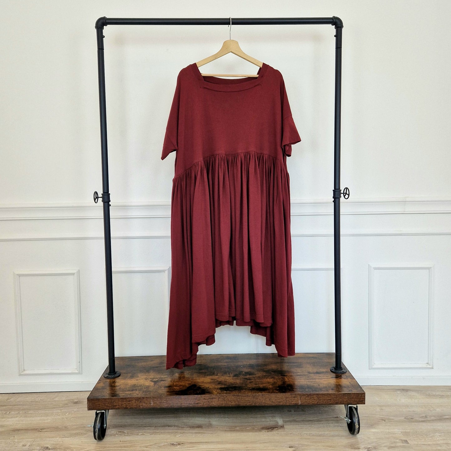 Romeo Gigli | Abito oversize bordeaux