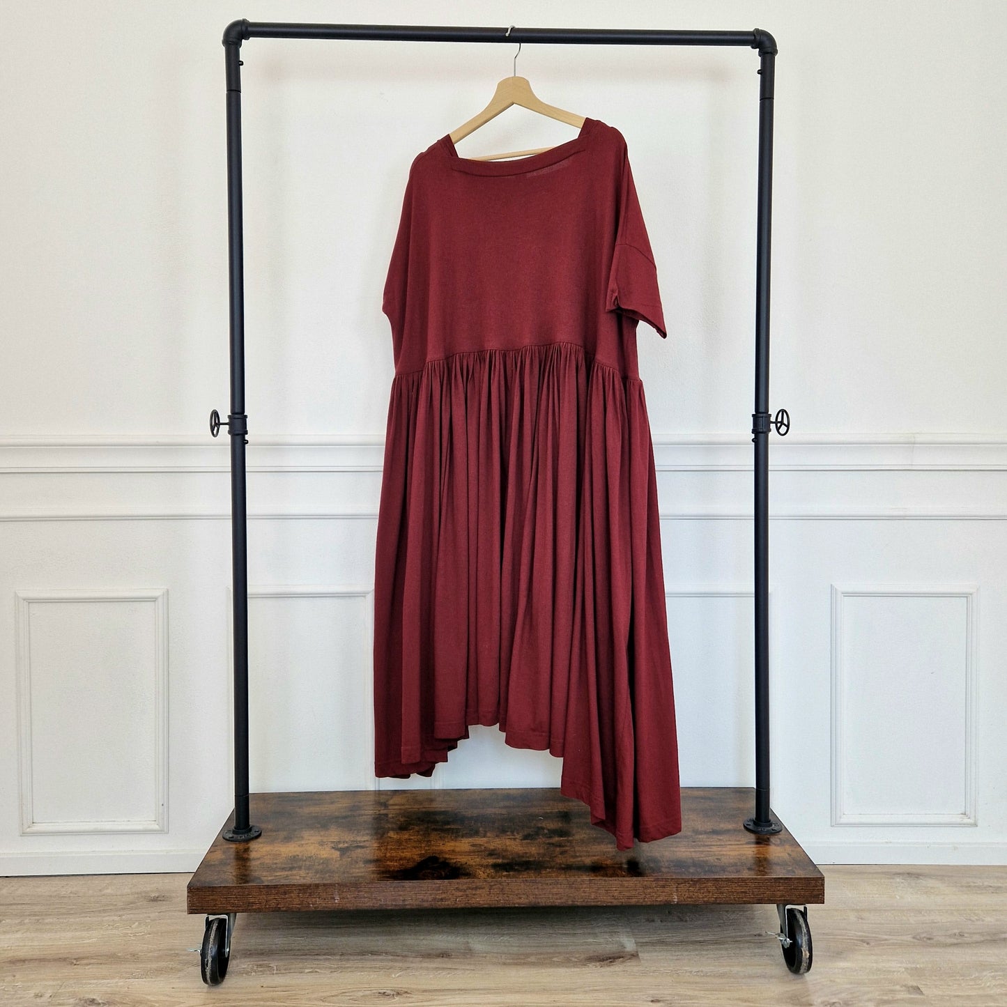 Romeo Gigli | Abito oversize bordeaux