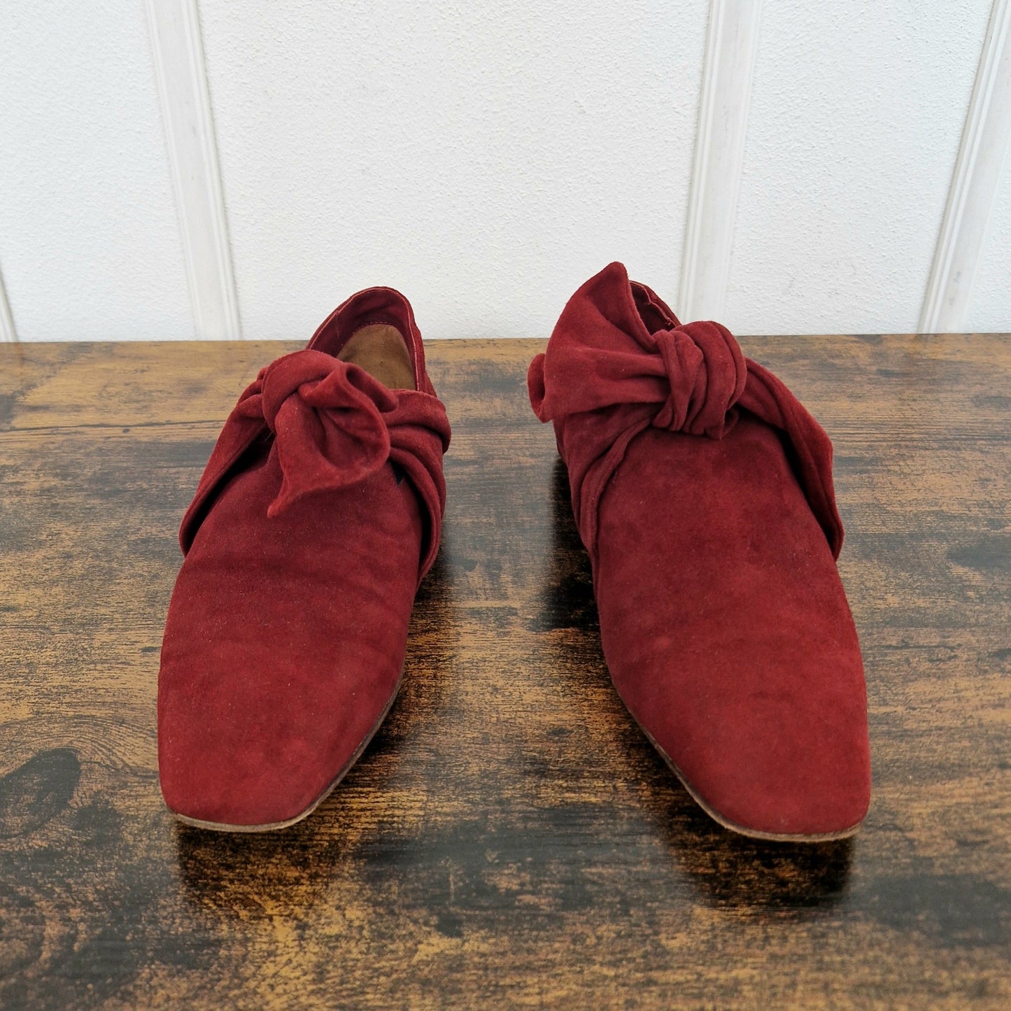 Romeo Gigli | Scarpe vintage camoscio bordeaux