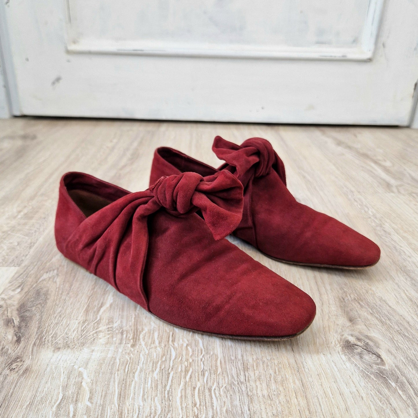 Romeo Gigli | Scarpe vintage camoscio bordeaux