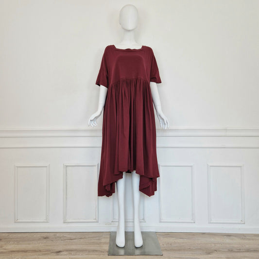 Romeo Gigli | Abito oversize bordeaux