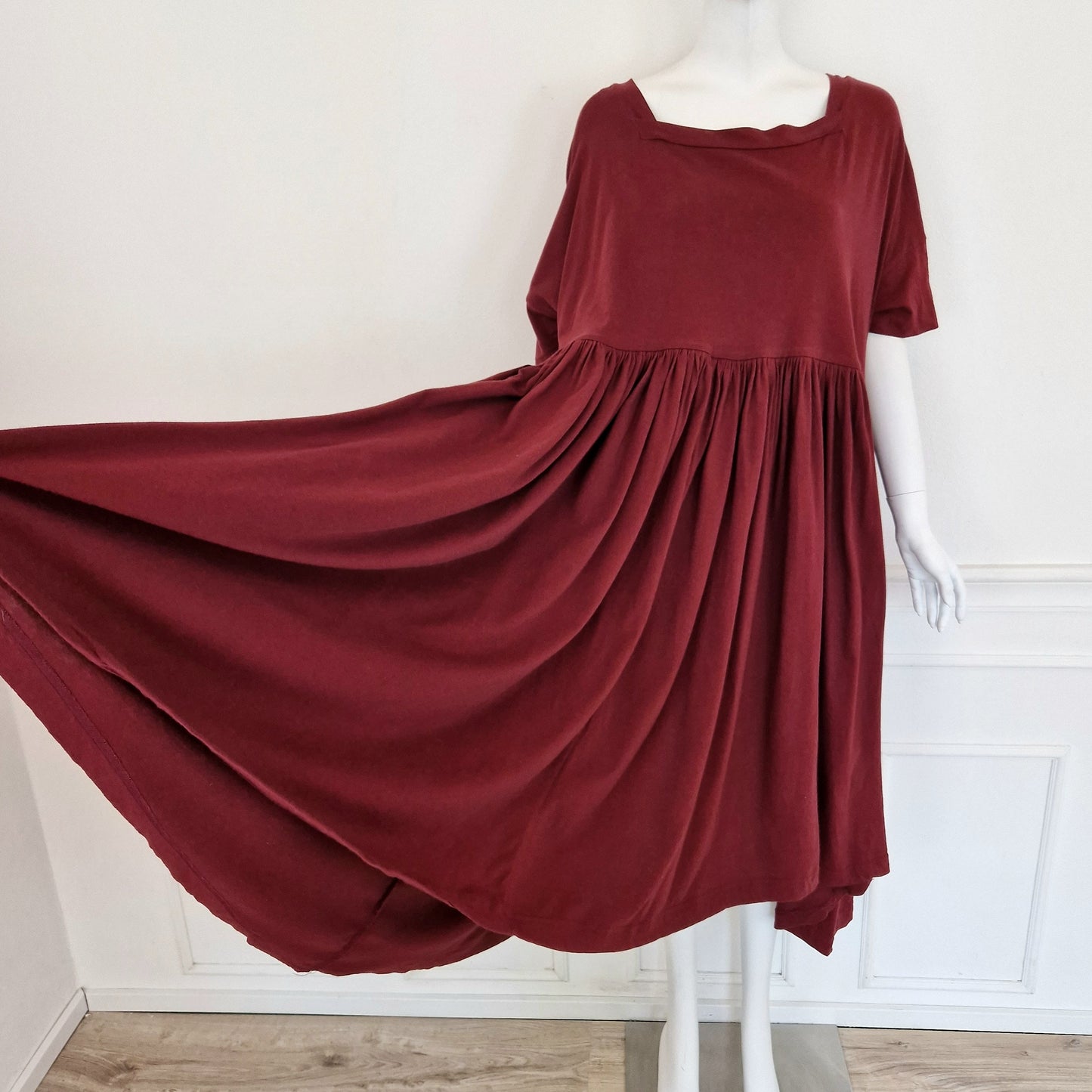 Romeo Gigli | Abito oversize bordeaux