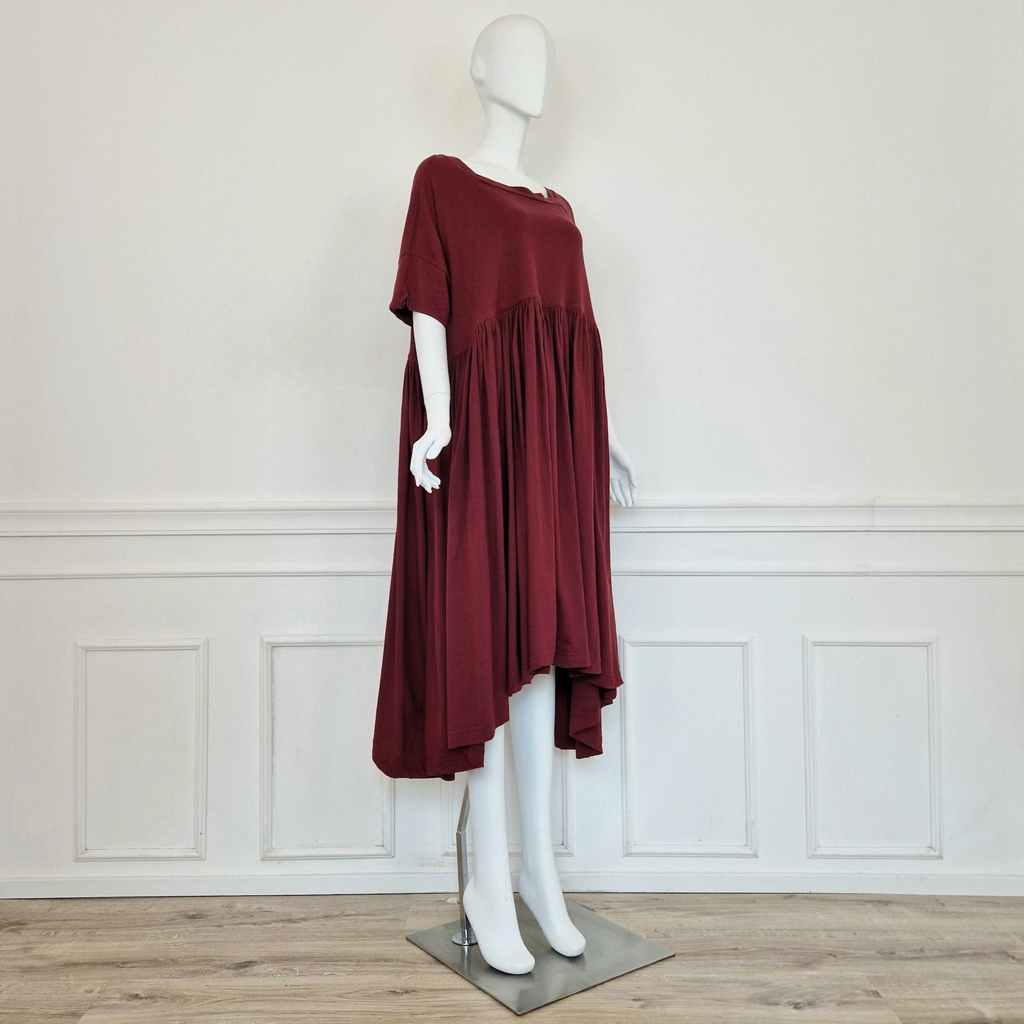 Romeo Gigli | Abito oversize bordeaux