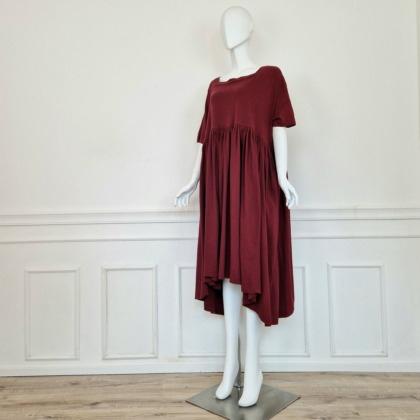 Romeo Gigli | Abito oversize bordeaux