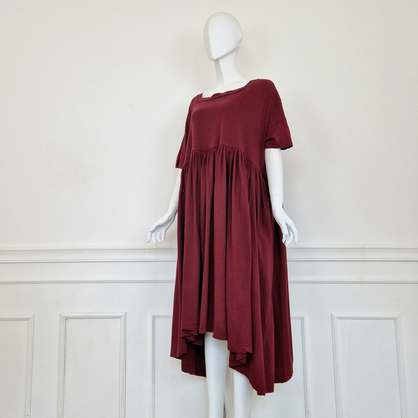 Romeo Gigli | Abito oversize bordeaux