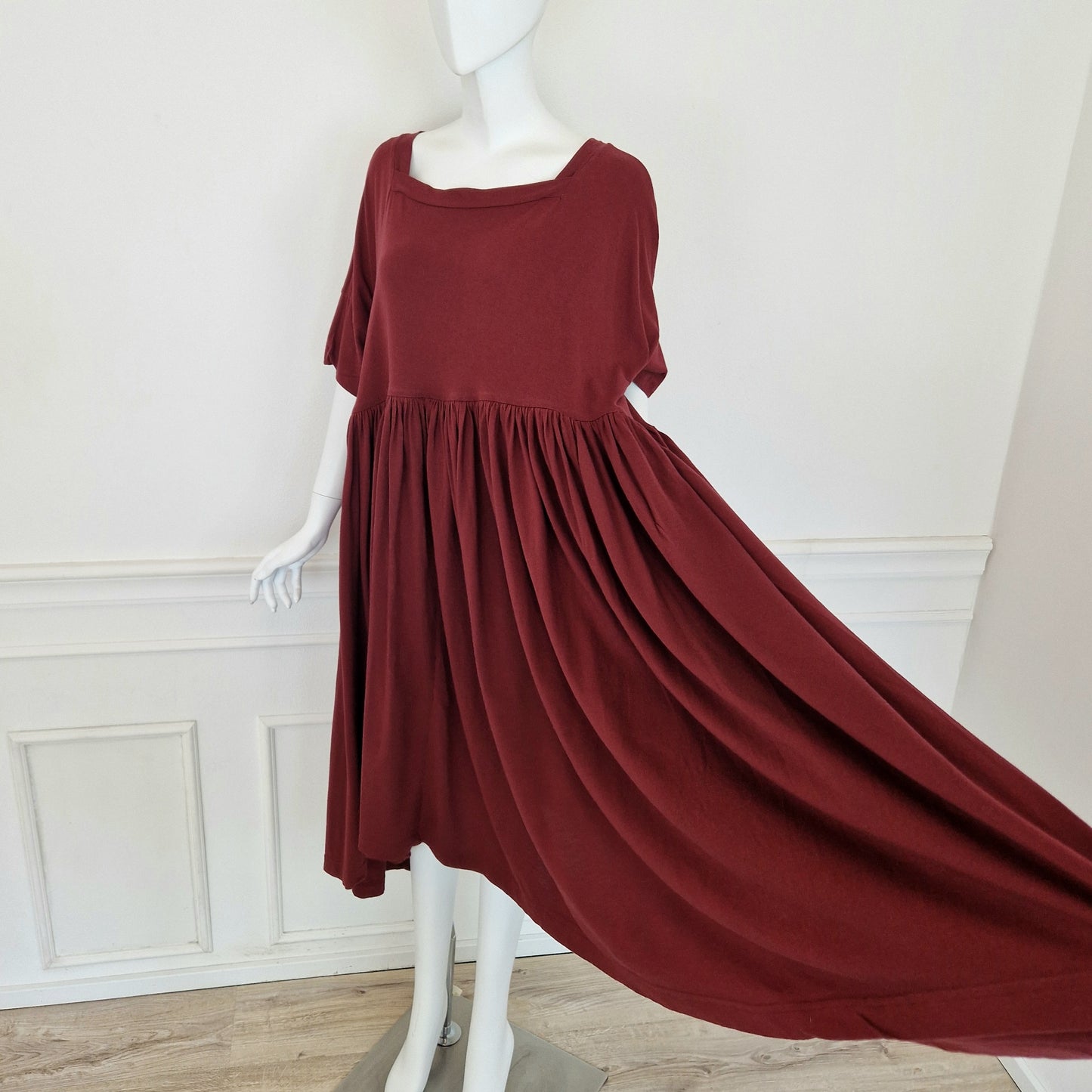 Romeo Gigli | Abito oversize bordeaux