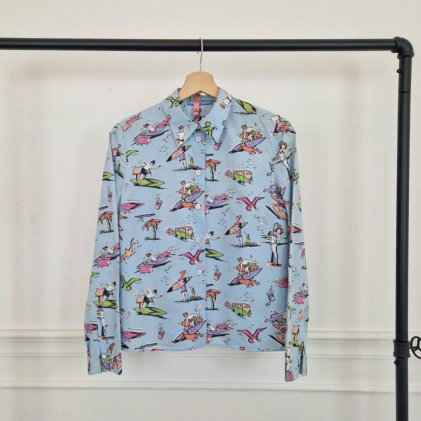 Prada | Camicia stampe surf 2012