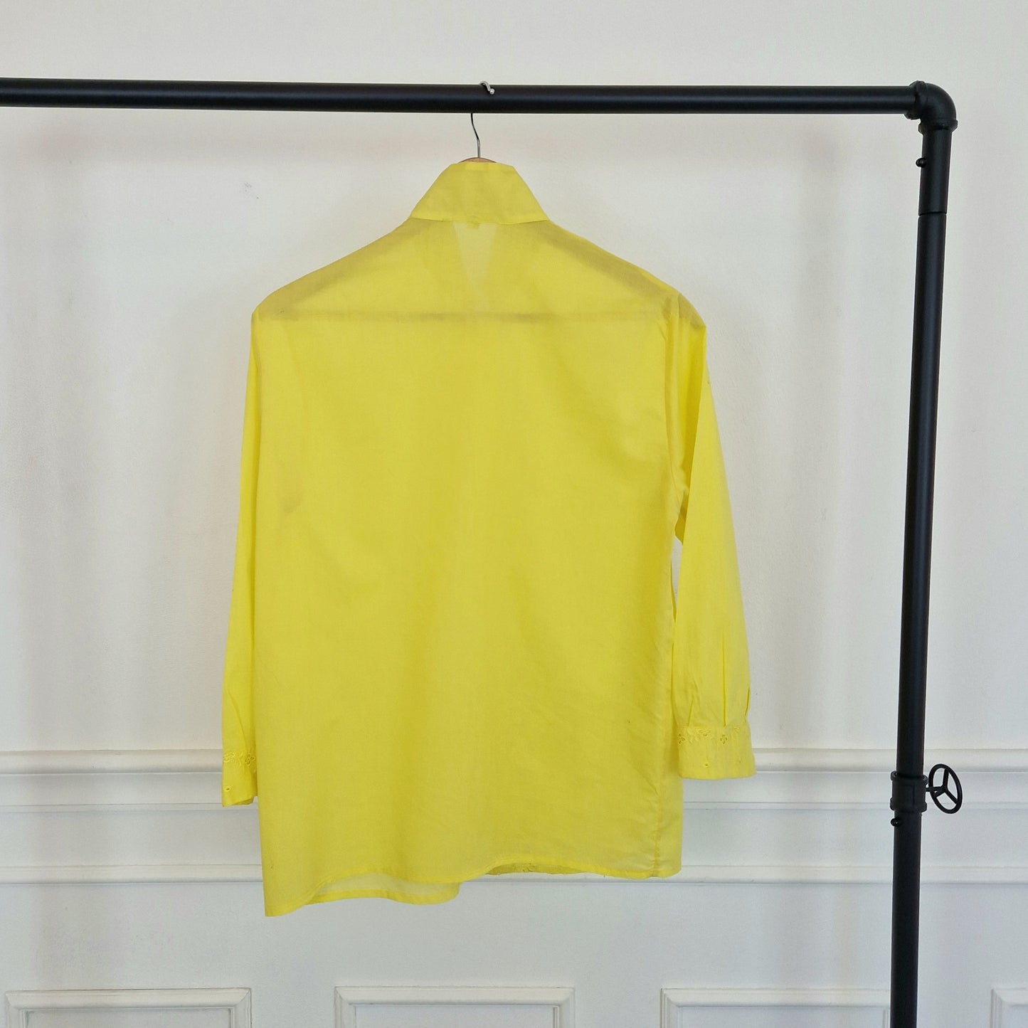 Camicia vintage giallo acceso