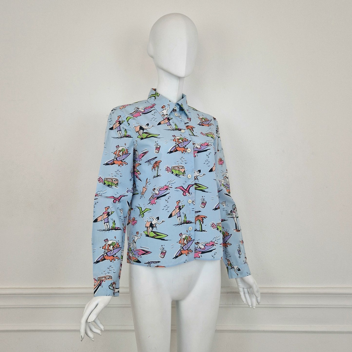 Prada | Camicia stampe surf 2012