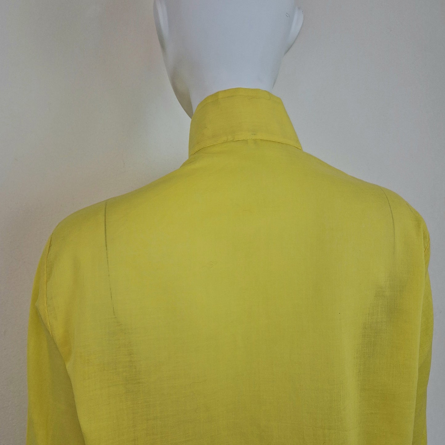 Camicia vintage giallo acceso