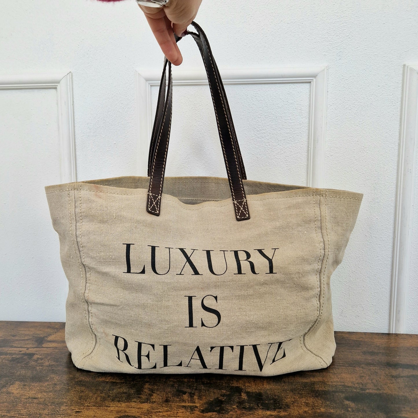 Moschino | Borsa "Luxury is relative"