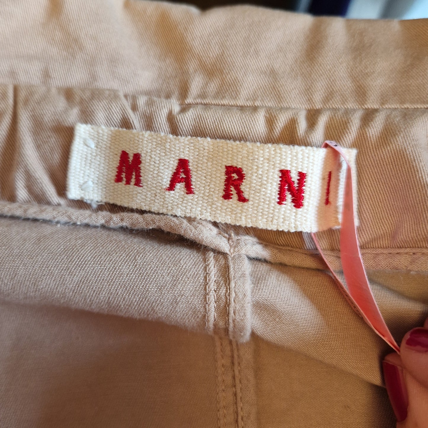 Marni | Giacca in cotone beige