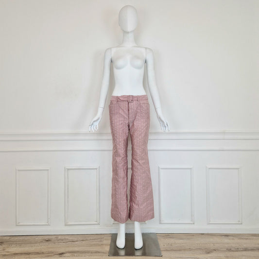 Romeo Gigli | Pantaloni rosa gessati