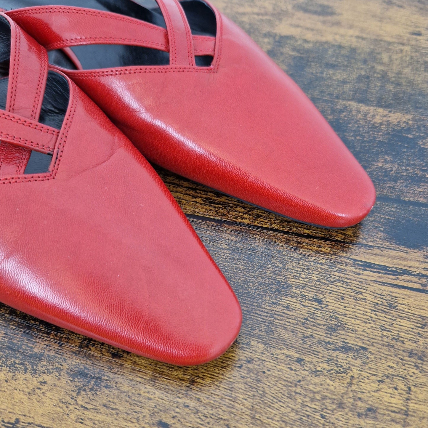 Krizia | Sabot in pelle rossa