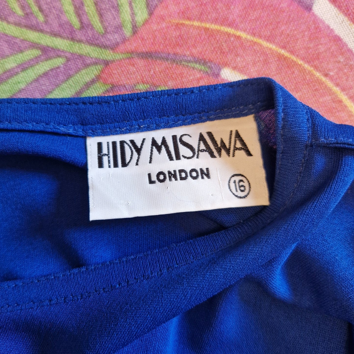 Hidy Misawa | Abito blu elettrico