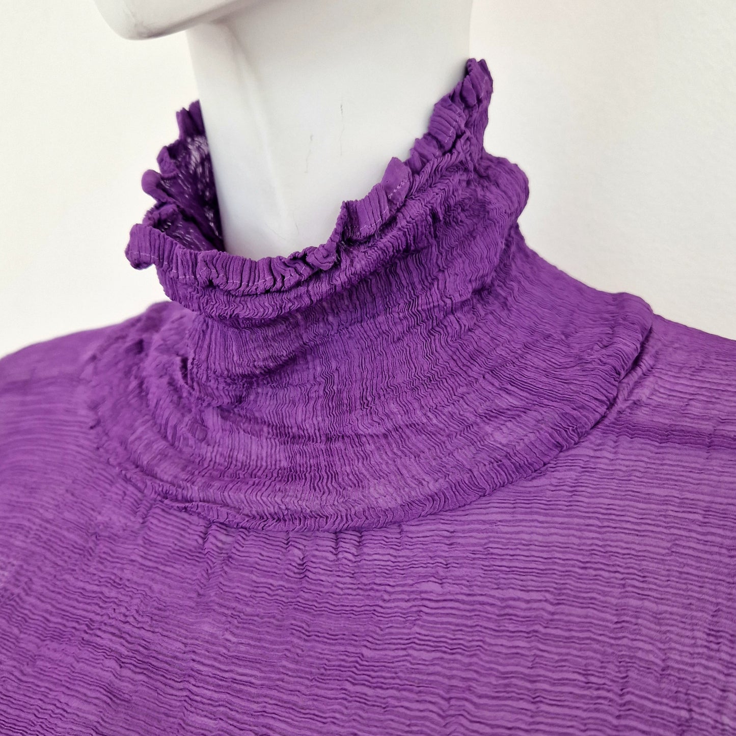 Issey Miyake Cauliflower | Completo viola top e pantaloni