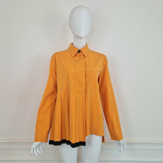 Marni | Camicia in cotone giallo girasole