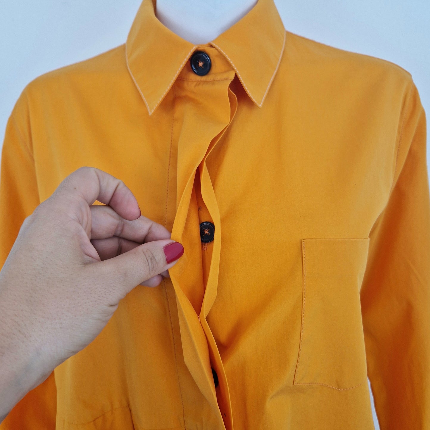 Marni | Camicia in cotone giallo girasole