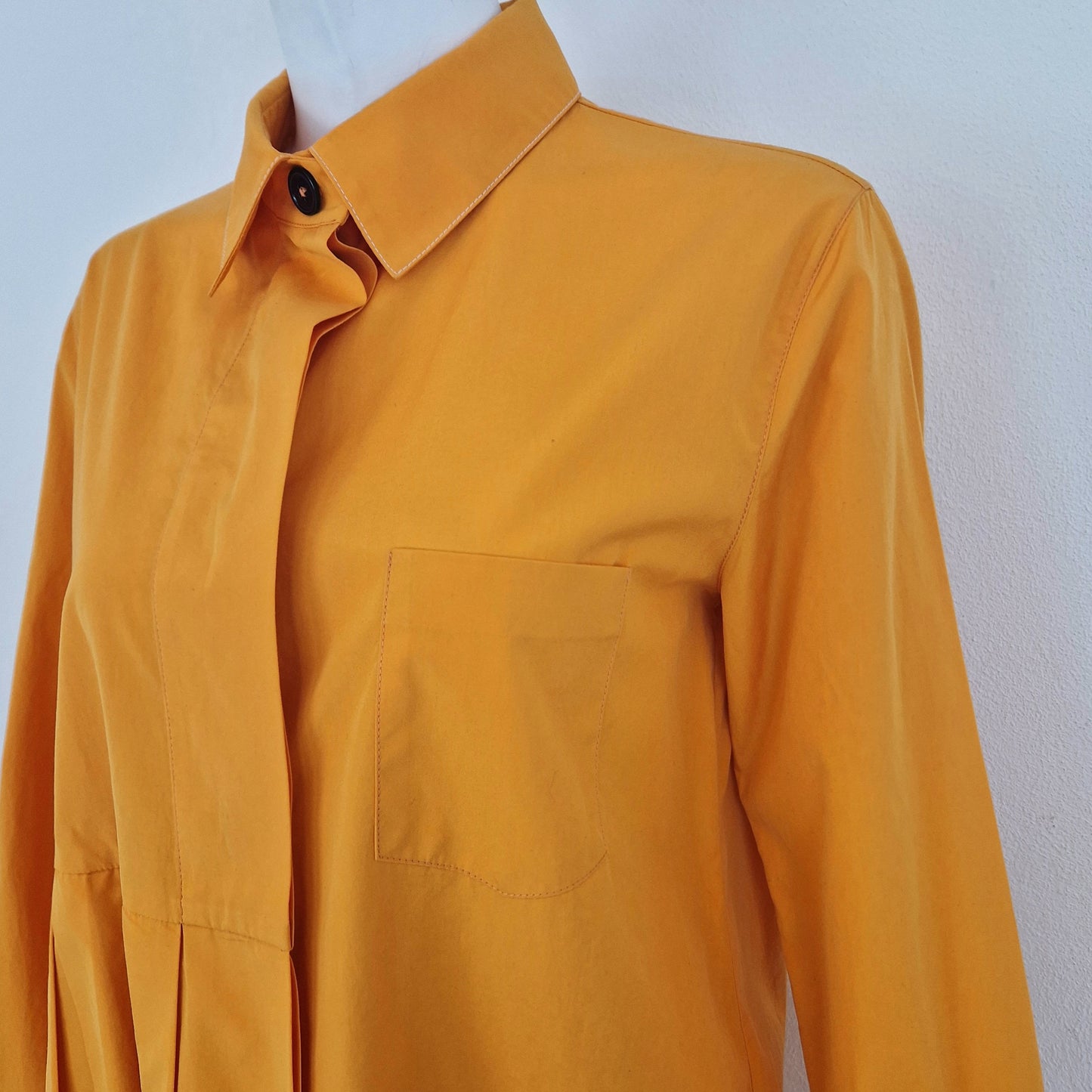 Marni | Camicia in cotone giallo girasole