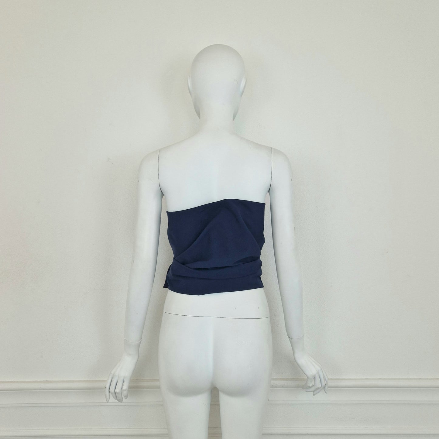 Romeo Gigli | Top bustier blu 1991