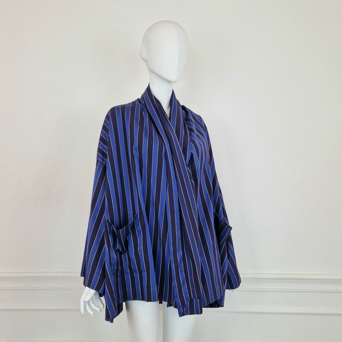 Romeo Gigli | Giacca oversize a righe 1991