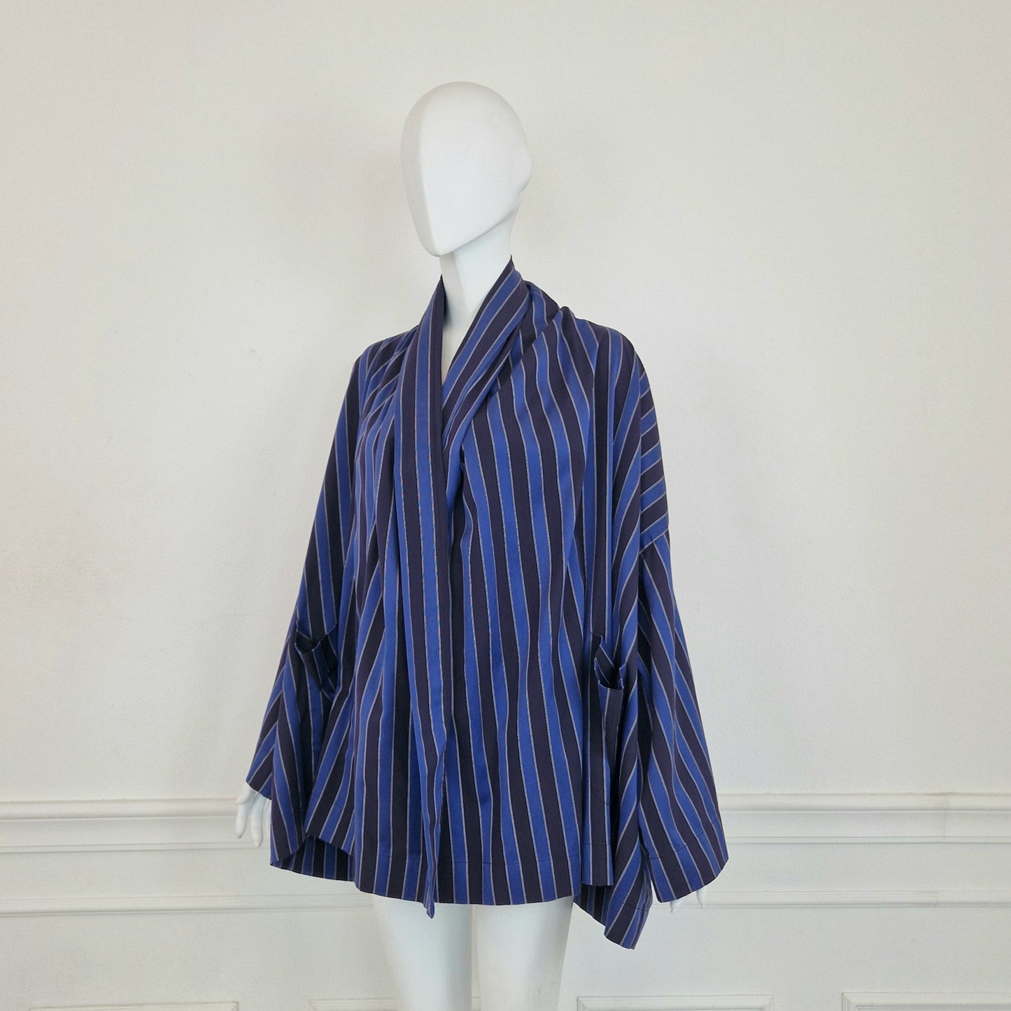 Romeo Gigli | Giacca oversize a righe 1991