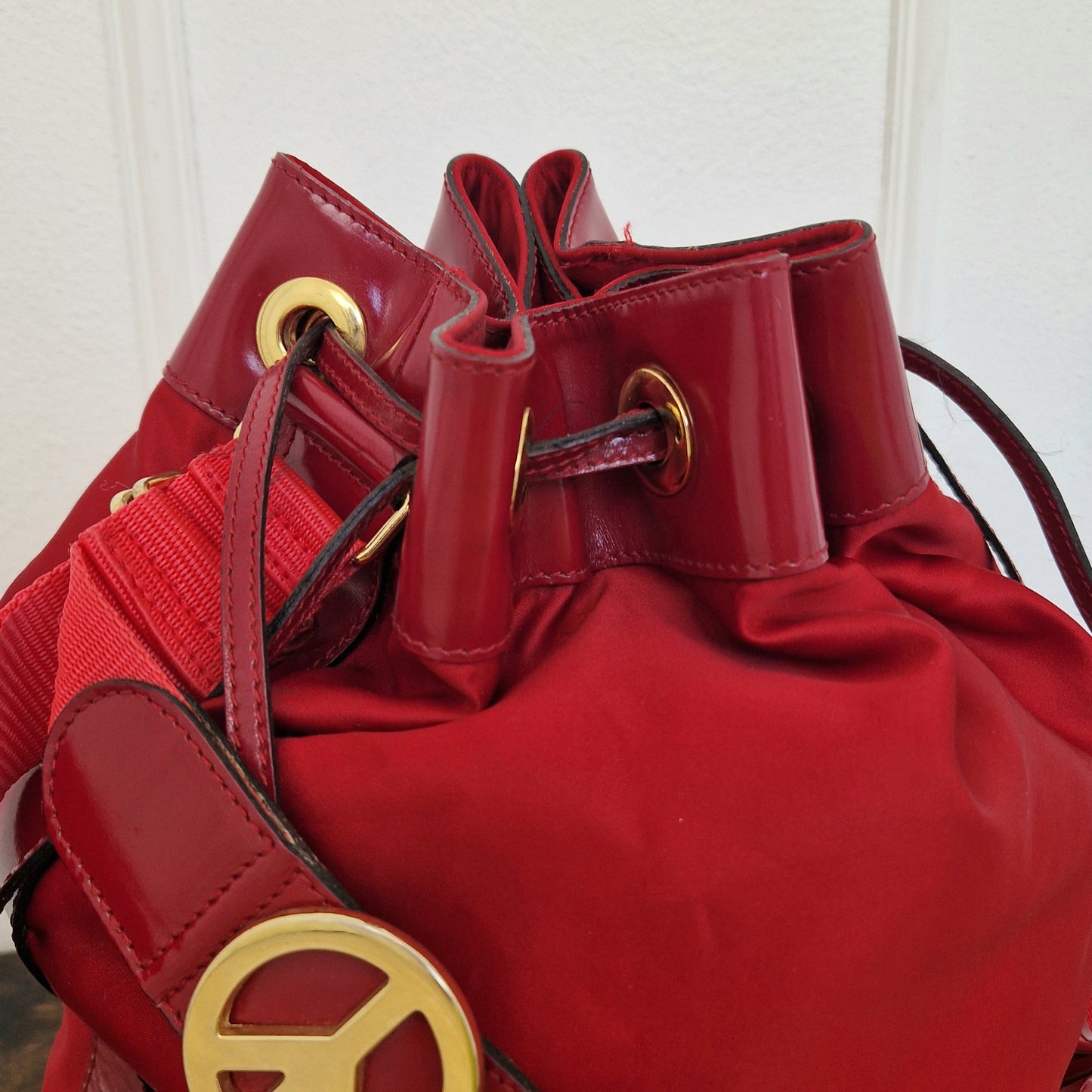 Moschino | Borsa secchiello vintage rosso