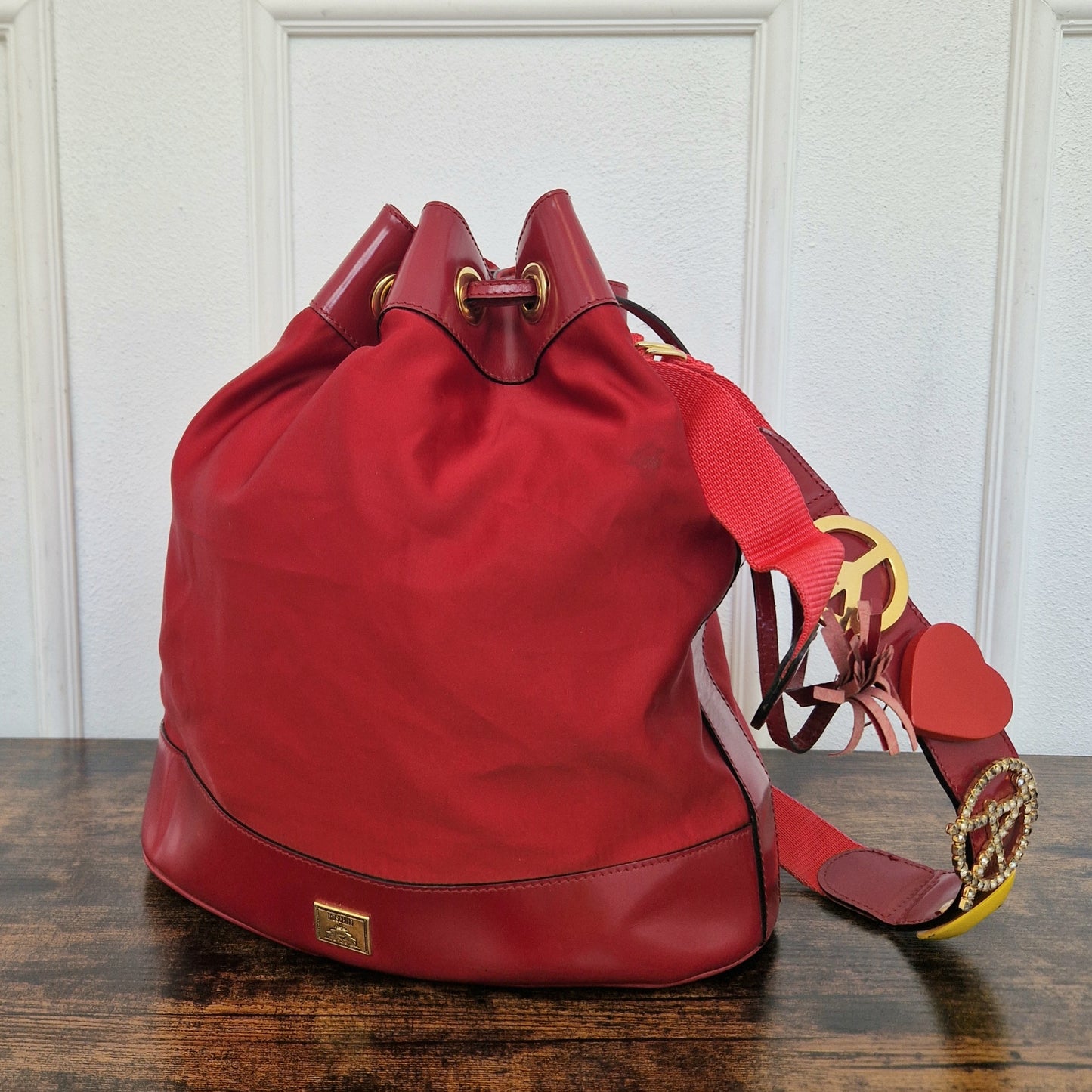 Moschino | Borsa secchiello vintage rosso