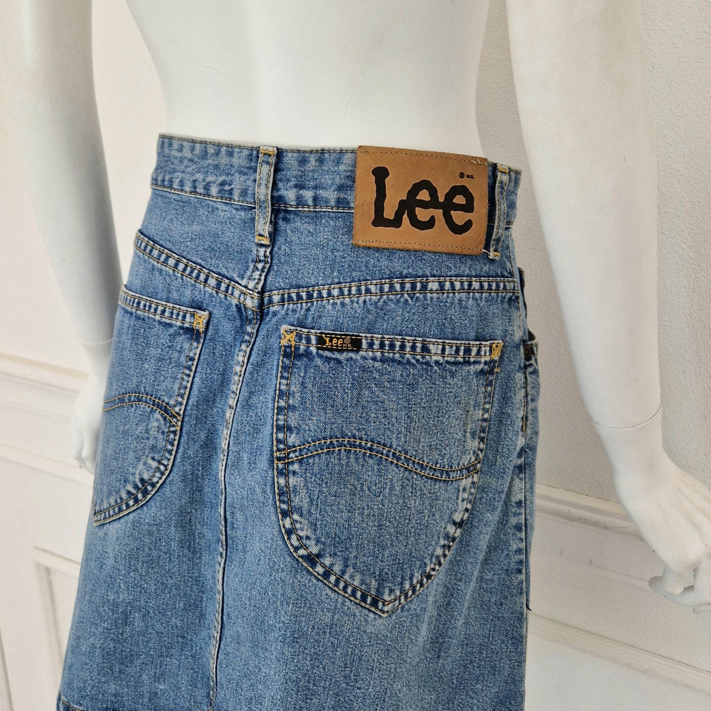 Lee | Gonna in denim con bottoni