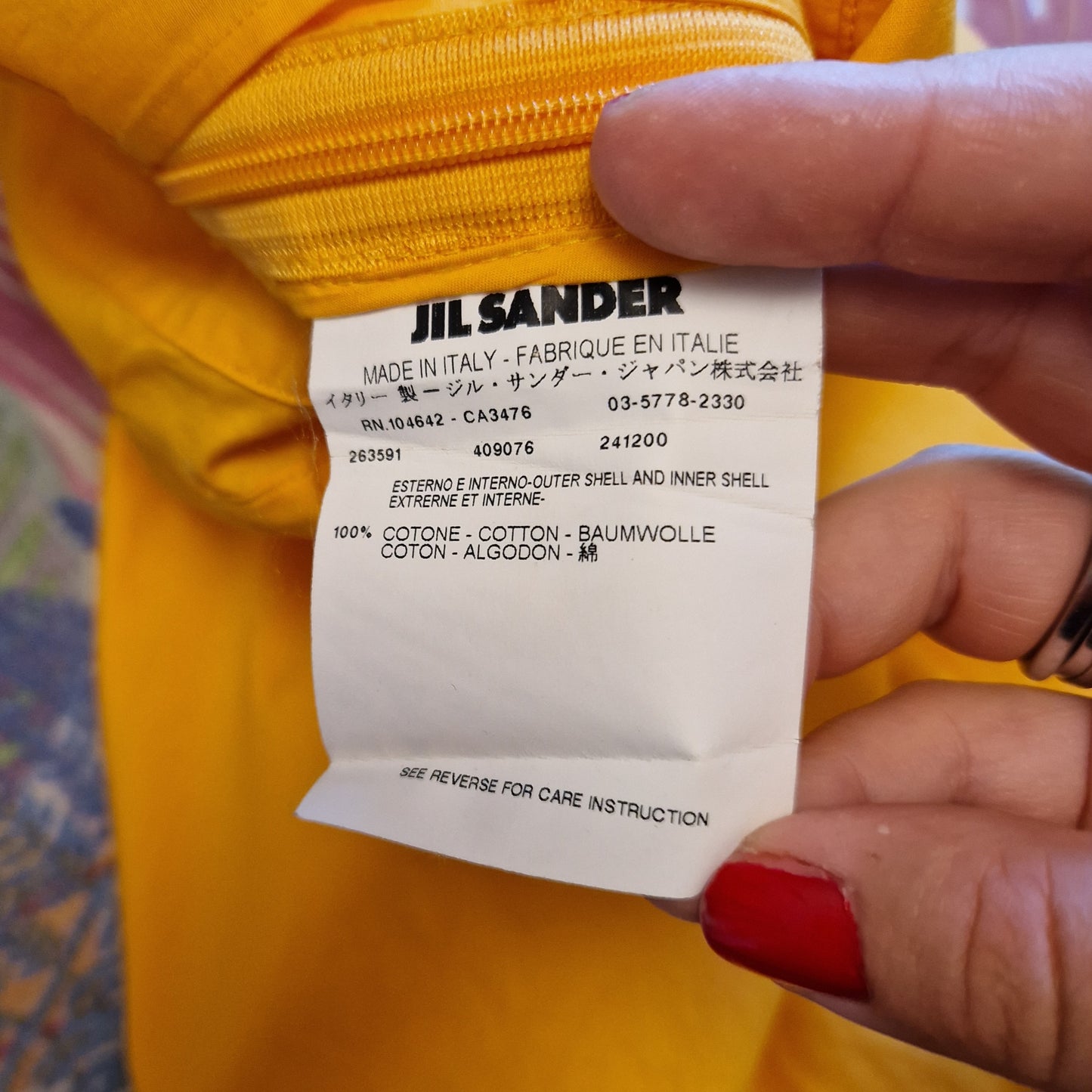 Jil Sander | Abito giallo girasole