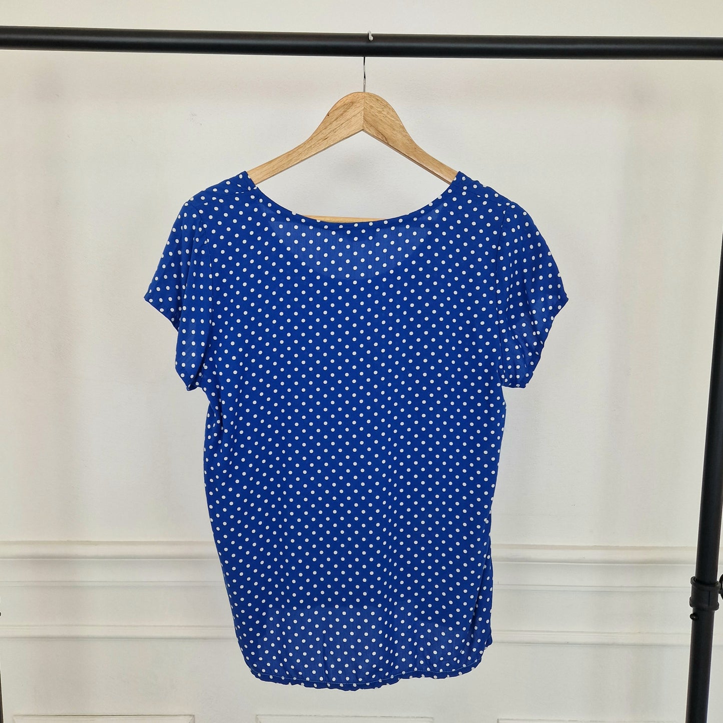 Yves Saint Laurent | T shirt blu a pois