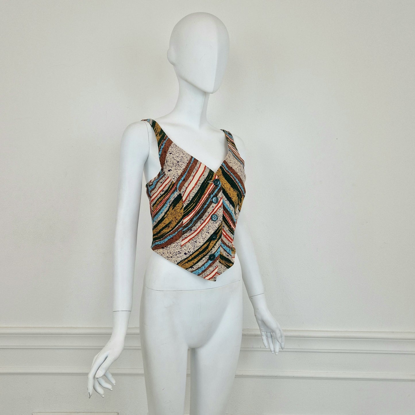 Missoni | Top corto in lino