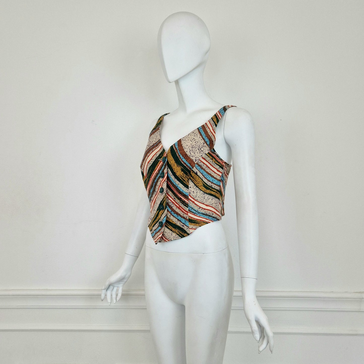 Missoni | Top corto in lino