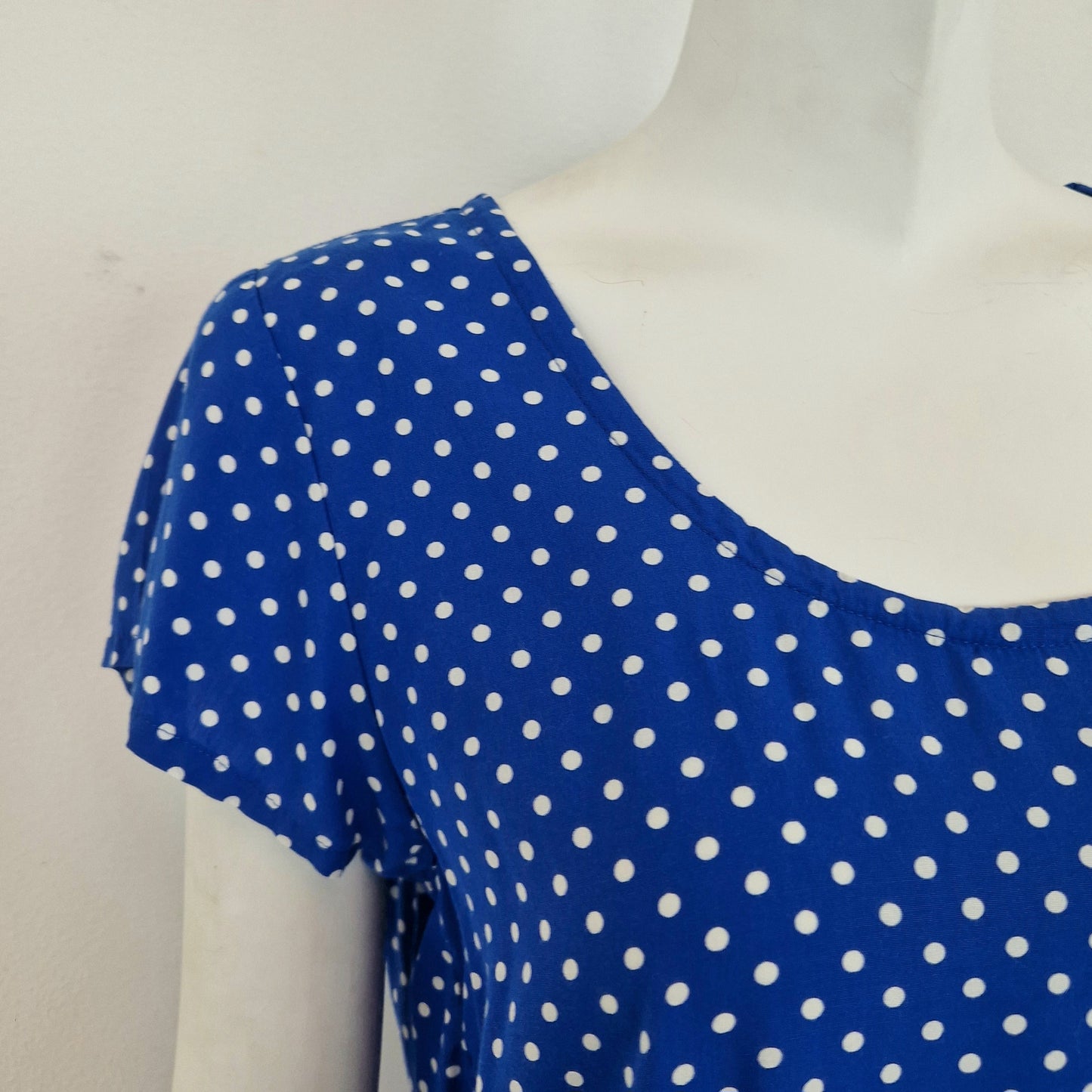 Yves Saint Laurent | T shirt blu a pois