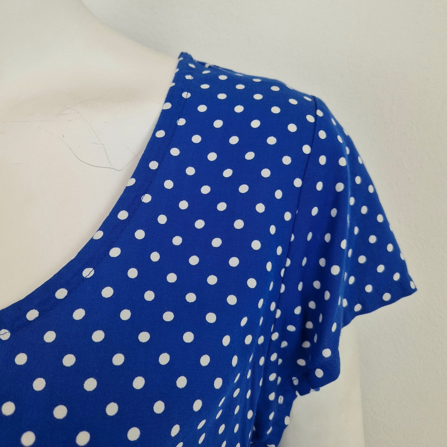 Yves Saint Laurent | T shirt blu a pois