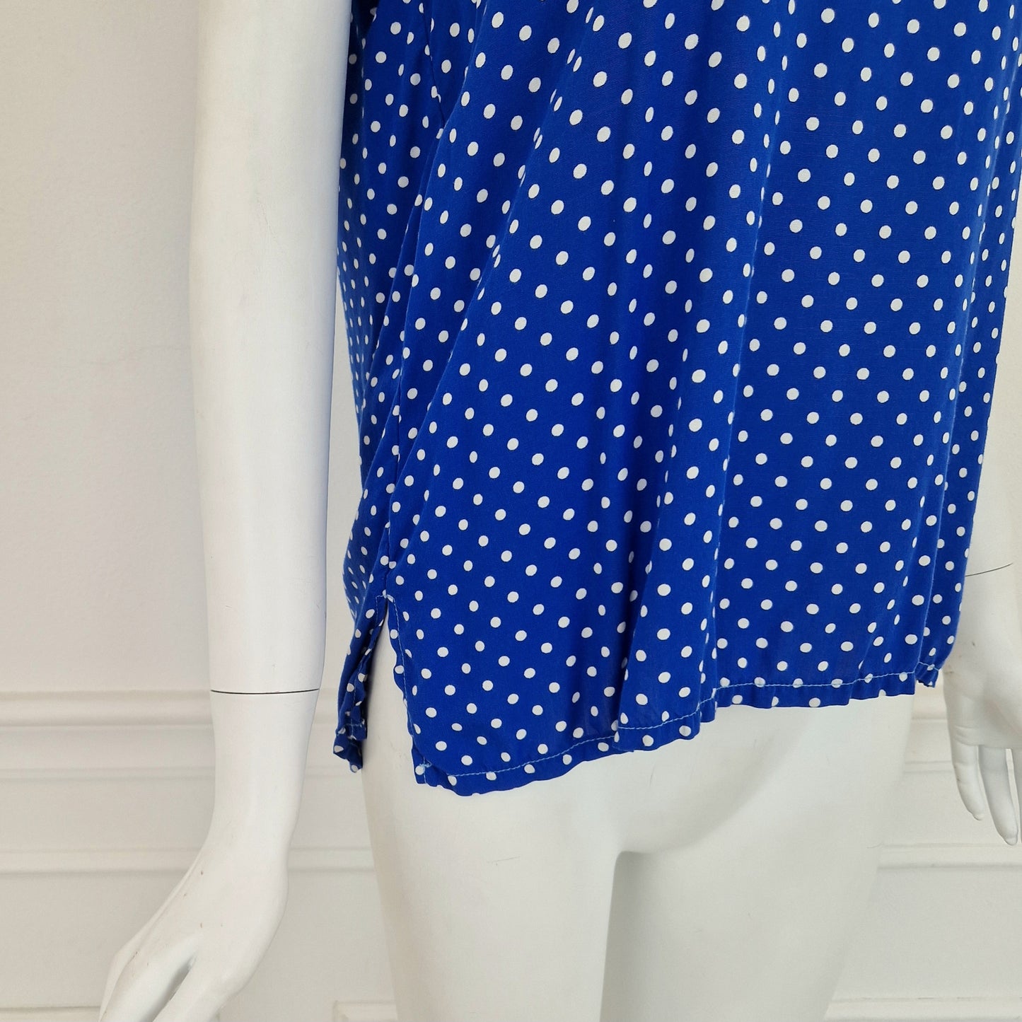 Yves Saint Laurent | T shirt blu a pois