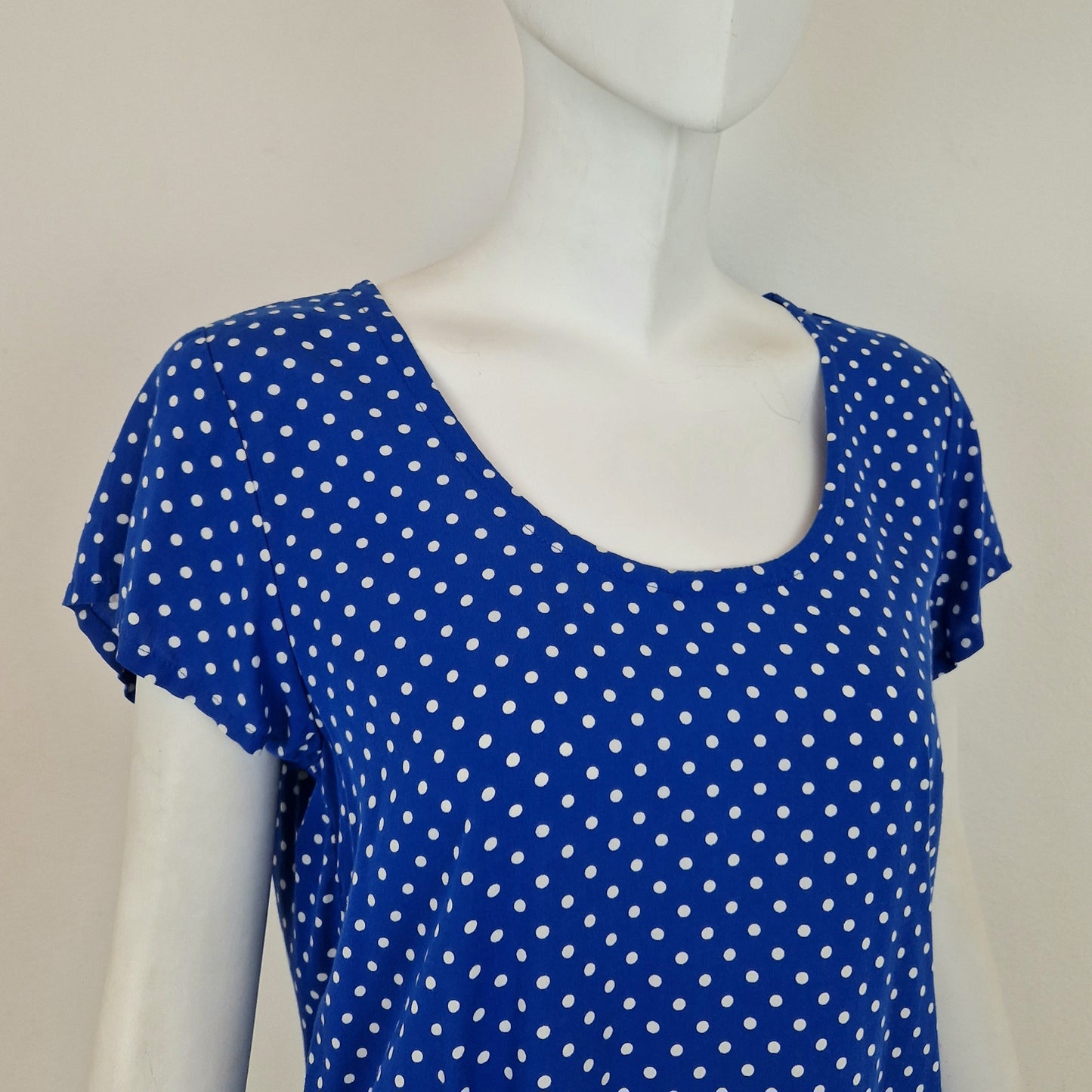 Yves Saint Laurent | T shirt blu a pois