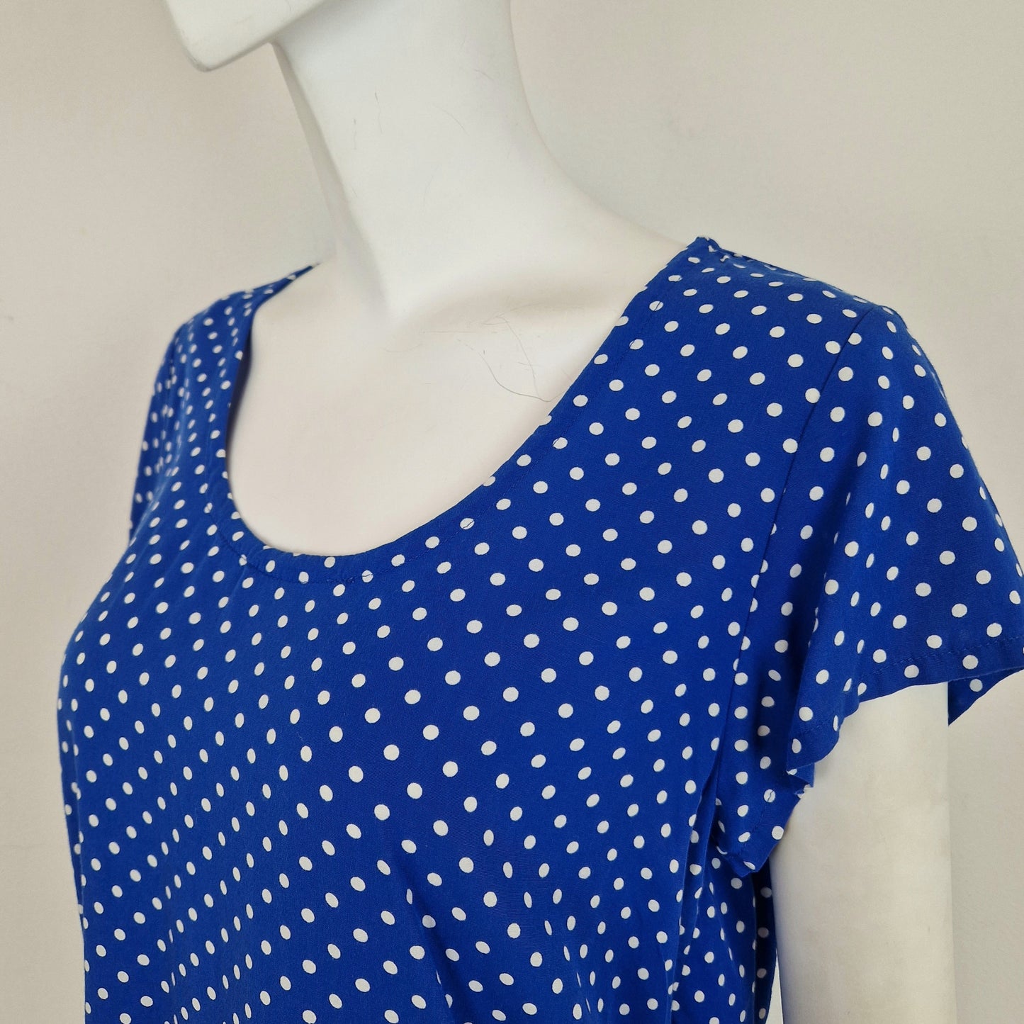 Yves Saint Laurent | T shirt blu a pois