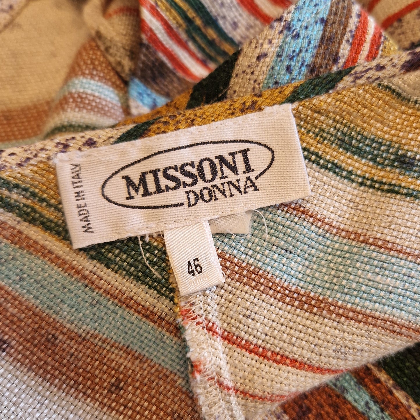 Missoni | Top corto in lino