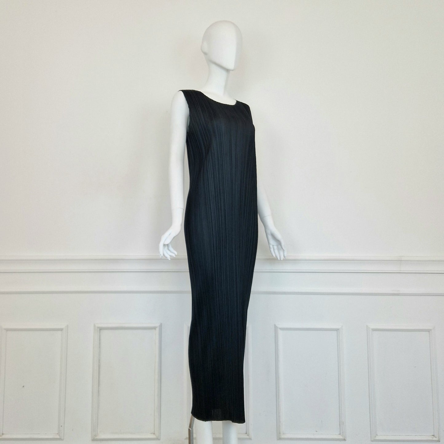 Pleats Please Issey Miyake | Abito lungo nero