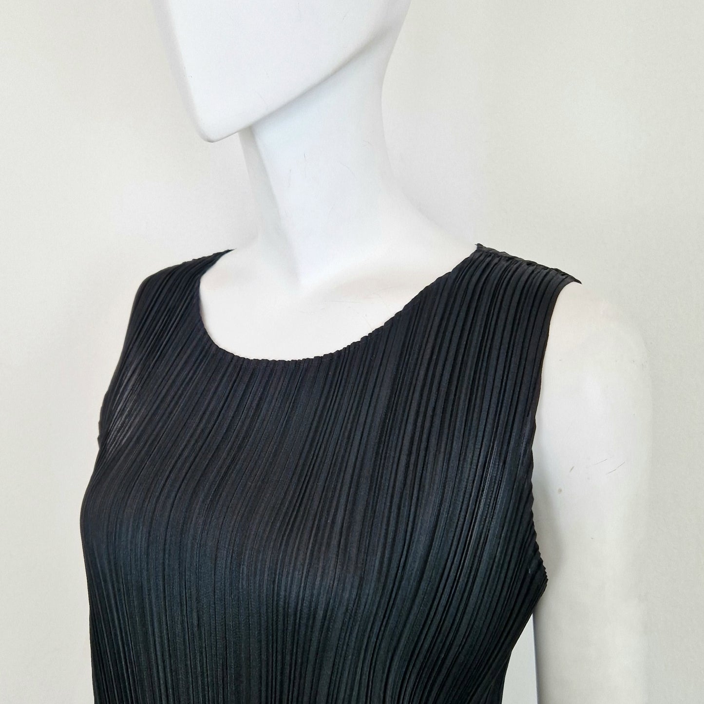 Pleats Please Issey Miyake | Abito lungo nero