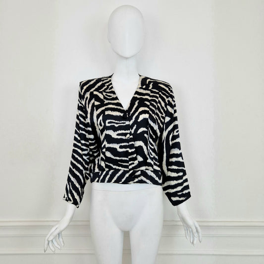 Valentino Boutique | Camicia in seta zebra