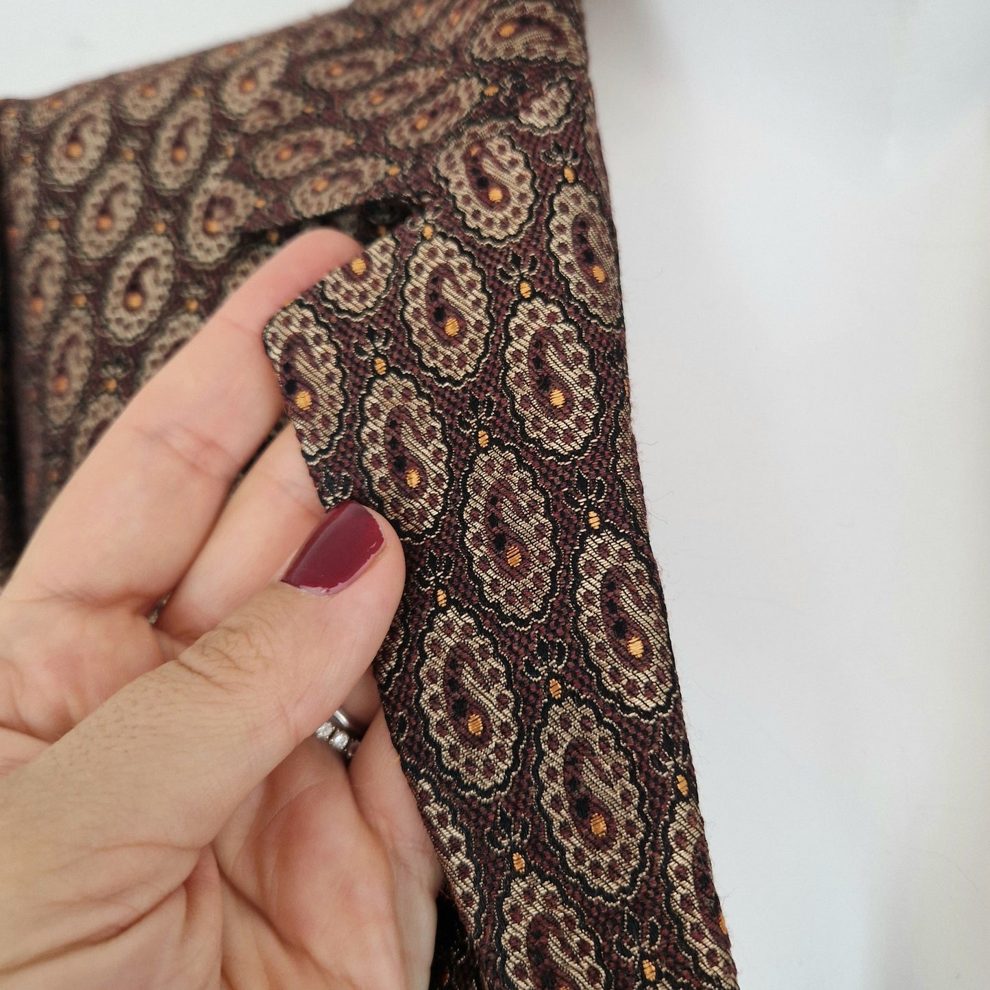 Romeo Gigli | Blazer stampa paisley bronzo