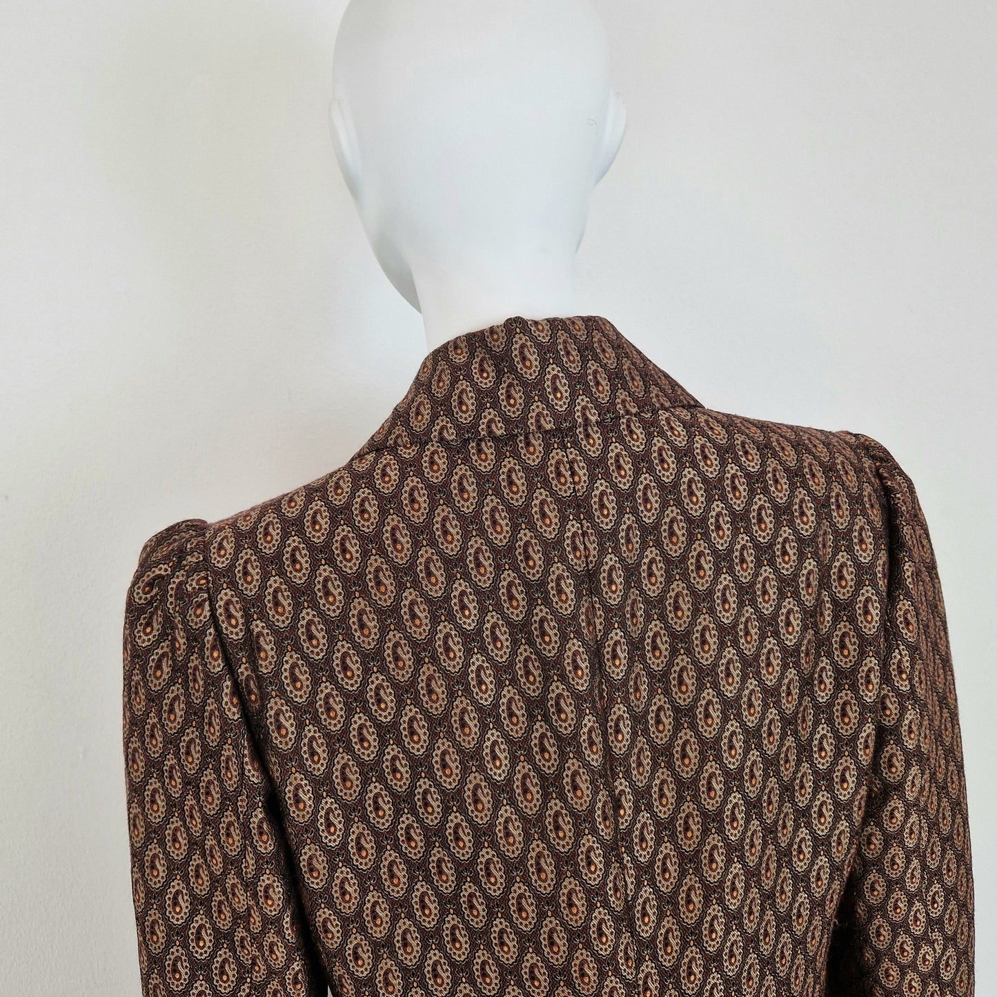 Romeo Gigli | Blazer stampa paisley bronzo