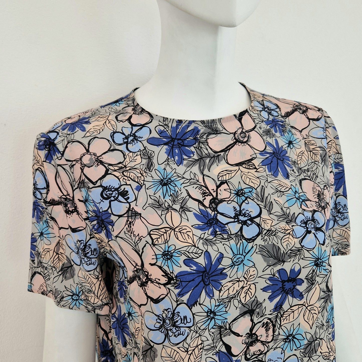 Miu Miu | T shirt seta fiorata