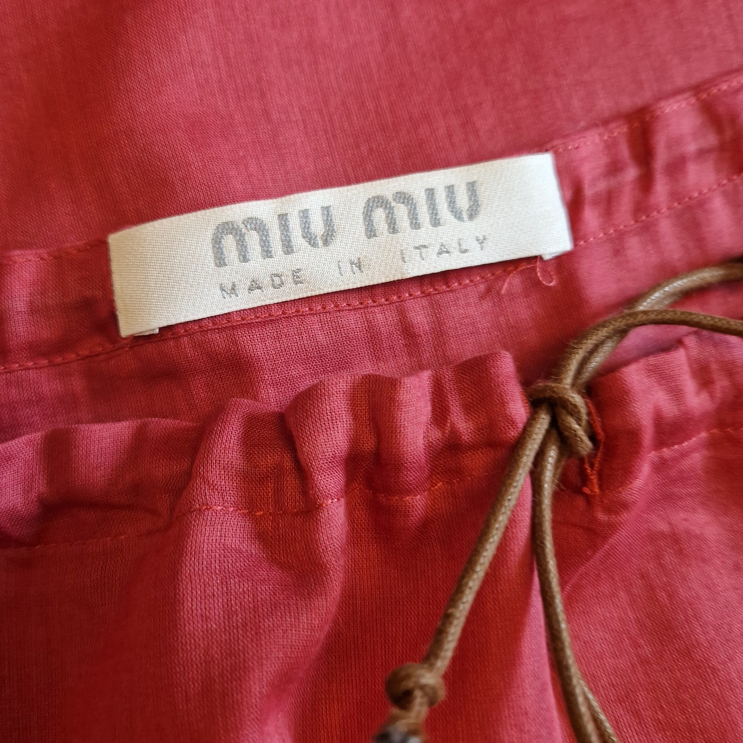 Miu Miu | Gonna vintage rossa