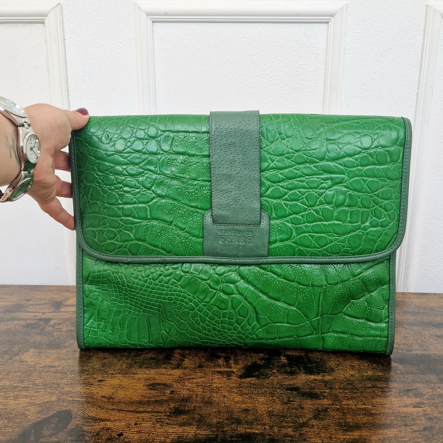 Gianfranco Ferré  | Borsa vintage verde