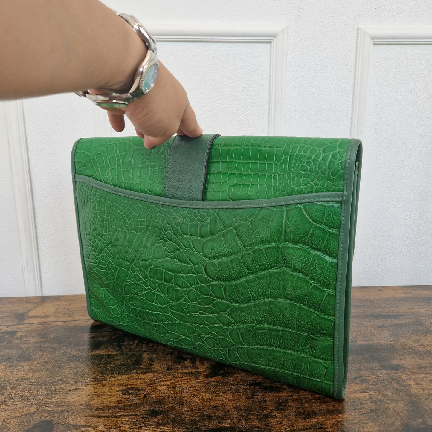 Gianfranco Ferré  | Borsa vintage verde