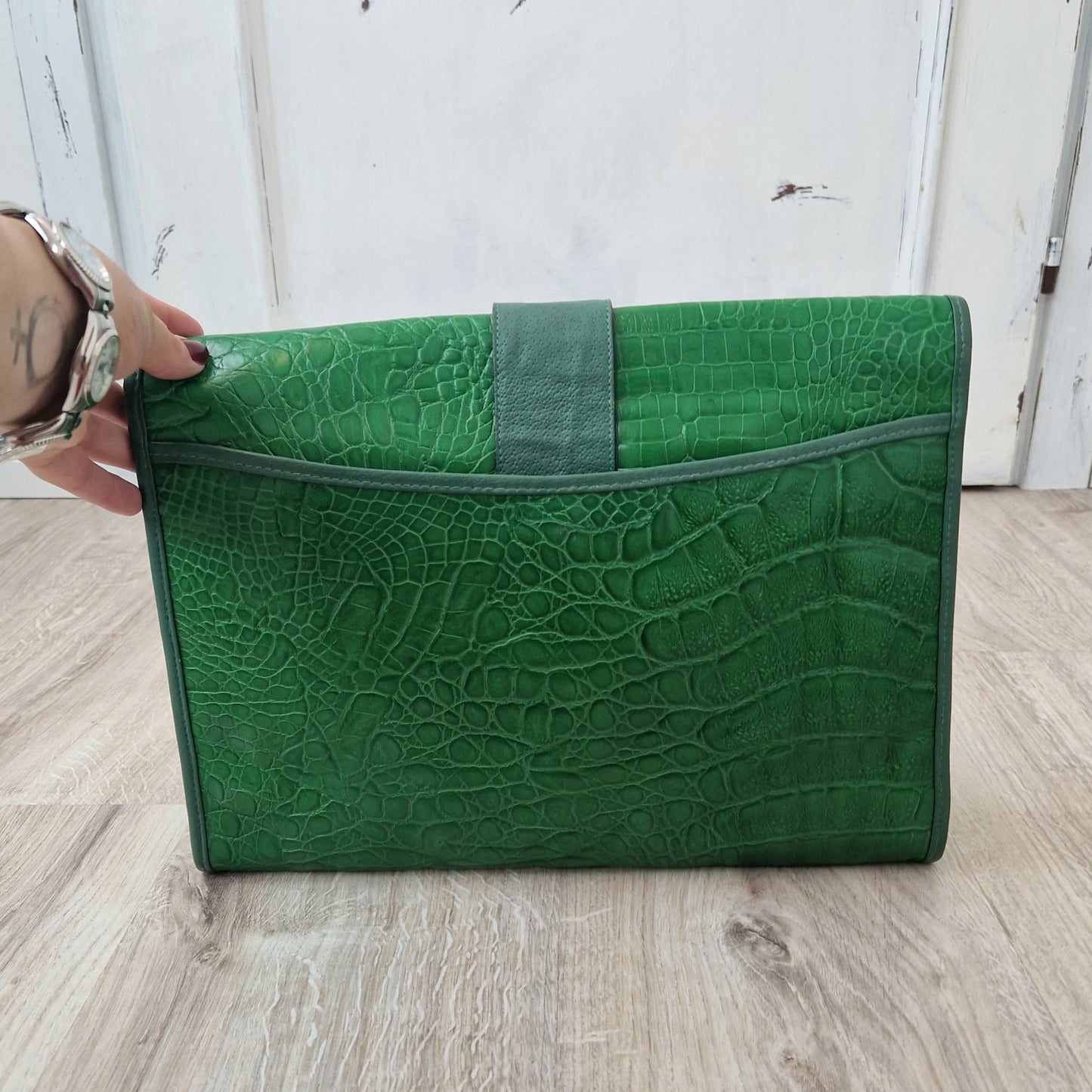 Gianfranco Ferré  | Borsa vintage verde