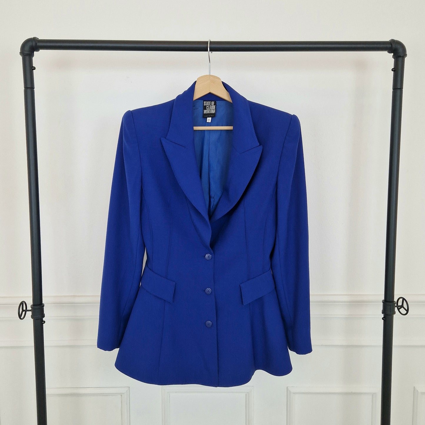 Claude Montana | Blazer blu elettrico